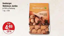V Markt Seeberger walnüsse jumbo Angebot