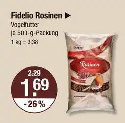 V Markt Fidelio rosinen Angebot