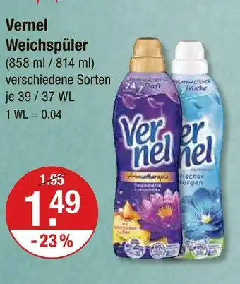 V Markt Vernel weichspüler frischer morgen Angebot
