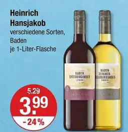 V Markt Heinrich hansjakob baden spätburgunder Angebot