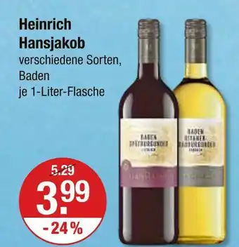 V Markt Heinrich hansjakob baden spätburgunder Angebot