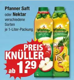 V Markt Pfanner saft Angebot