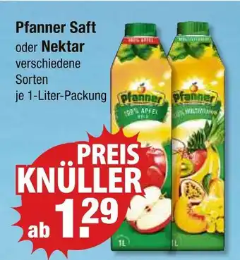 V Markt Pfanner saft Angebot