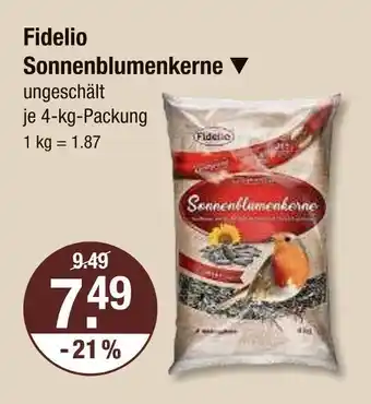 V Markt Fidelio sonnenblumenkerne Angebot