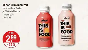 V Markt Yfood apple cinnamon Angebot