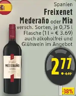 Edeka Spanien Freixenet Mederaño oder Mia Angebot