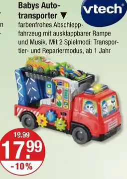V Markt Vtech babys autotransporter Angebot