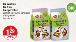 V Markt Bio zentrale knusperecken vollmilch Angebot
