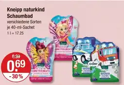 V Markt Kneipp naturkind schmetterlingsfee schaumbad Angebot
