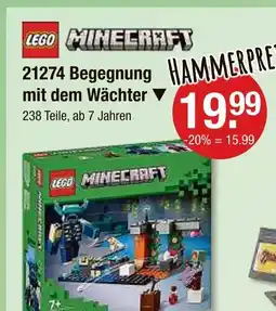 V Markt Lego minecraft 21274 begegnung mit dem wächter Angebot