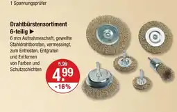 V Markt Drahtbürstensortiment 6-teilig Angebot