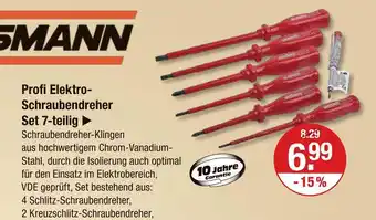 V Markt Profi elektro-schraubendreher set 7-teilig Angebot