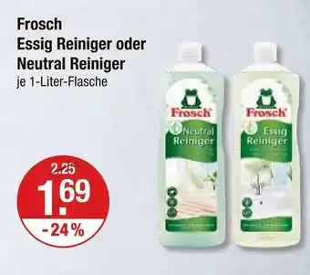 V Markt Frosch essig reiniger Angebot