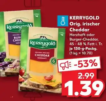 Kaufland Kerrygold orig. irischer cheddar herzhaft Angebot