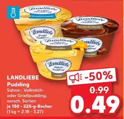 Kaufland Landliebe pudding sahne Angebot