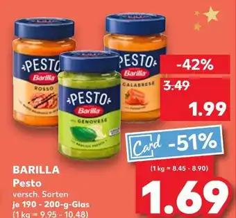 Kaufland Barilla pesto rosso Angebot