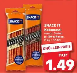 Kaufland Snack it kabanossi chicken Angebot