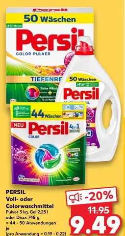 Kaufland Persil color pulver Angebot
