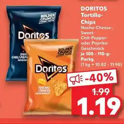 Kaufland Doritos tortilla-chips nacho cheese Angebot