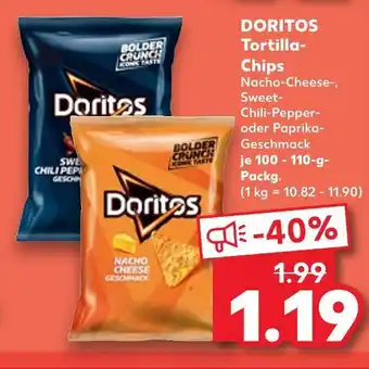 Kaufland Doritos tortilla-chips nacho cheese Angebot