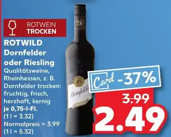 Kaufland Rotwild dornfelder Angebot