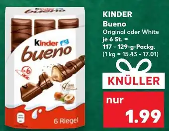 Kaufland Kinder bueno original Angebot