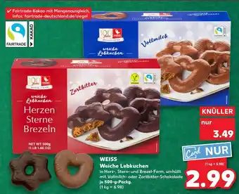 Kaufland Weiss weiche lebkuchen herzen sterne brezeln Angebot