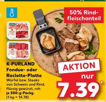 Kaufland K-purland fondue-platte Angebot