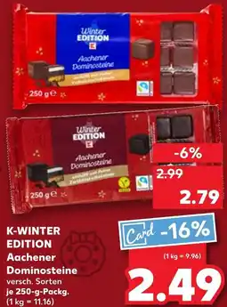 Kaufland Winter edition aachener dominosteine Angebot