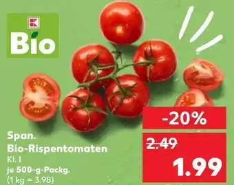 Kaufland K-bio span. bio-rispentomaten Angebot