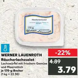 Kaufland Werner lauenroth räucherlachssalat Angebot