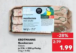 Kaufland Erdtmanns nusskerzen classic Angebot