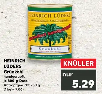 Kaufland Heinrich lüders grünkohl Angebot