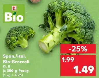Kaufland Span./ital. bio-broccoli Angebot