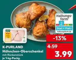 Kaufland K-purland hähnchen-oberschenkel mit rückenstück Angebot
