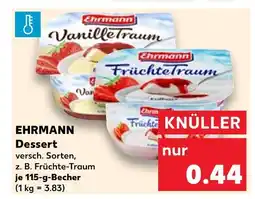 Kaufland Ehrmann vanilletraum Angebot