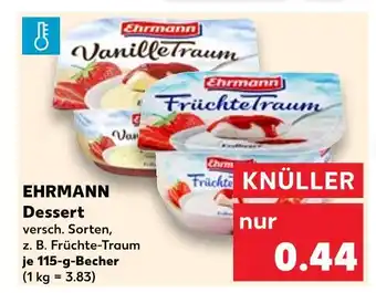 Kaufland Ehrmann vanilletraum Angebot