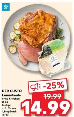 Kaufland Der gusto lammkeule ohne knochen Angebot