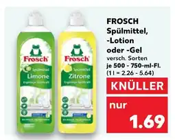 Kaufland Frosch spülmittel limone Angebot