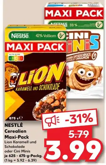 Kaufland Nestlé lion karamell und schokolade Angebot