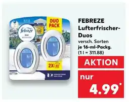 Kaufland Febreze lufterfrischer-duos Angebot