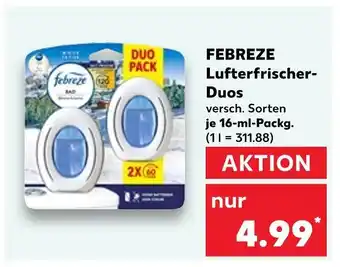 Kaufland Febreze lufterfrischer-duos Angebot