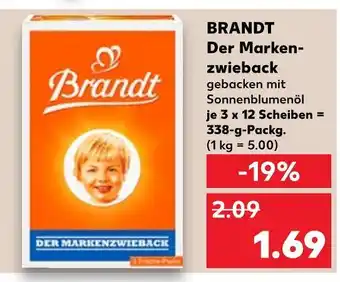 Kaufland Brandt der markenzwieback Angebot