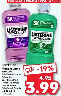 Kaufland Listerine total care zahnfleisch-schutz Angebot