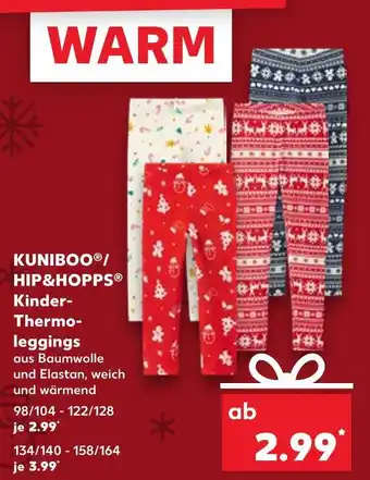 Kaufland Kuniboo kinder-thermo-leggings Angebot