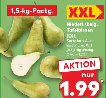 Kaufland Niederl./belg. tafelbirnen xxl Angebot