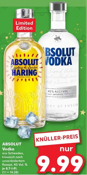 Kaufland Absolut haring limited edition Angebot