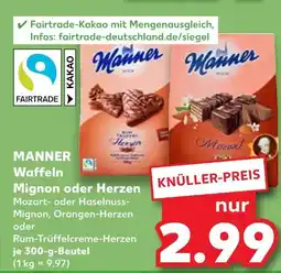 Kaufland Manner mignon Angebot