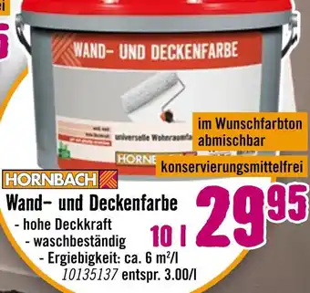 Hornbach Hornbach wand- und deckenfarbe Angebot