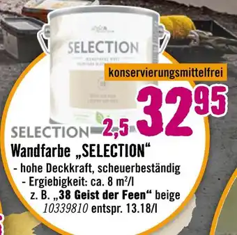Hornbach Wandfarbe selection Angebot